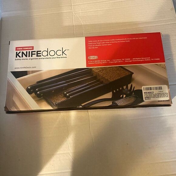 KNIFEdock Kitchen Drawer Knife Storage Plastic Container - Picture 8 of 10